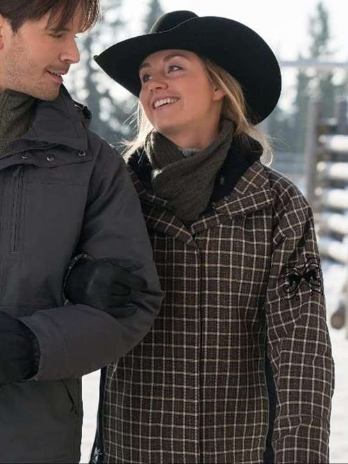 Amy Fleming Heartland Plaid Jacket