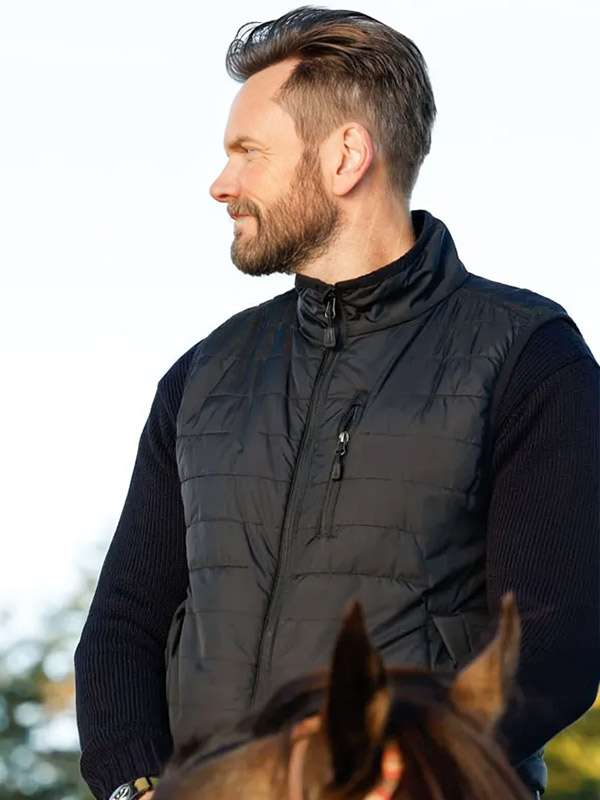 Joel McHale Animal Control S04 Black Vest