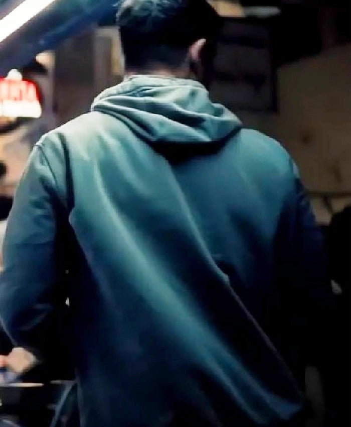 Chris Hemsworth Crime 101 Grey Hoodie