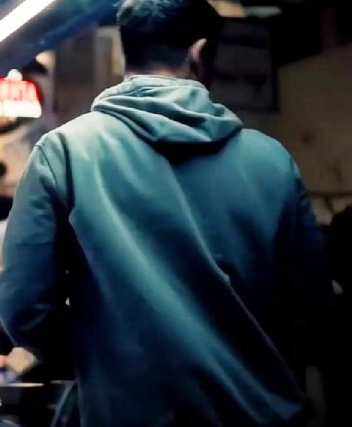 Chris Hemsworth Crime 101 Grey Hoodie