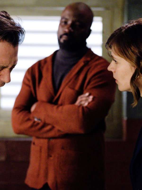 Mike Colter Evil Tv Series Brown Wool Coat