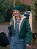 Abby Walker Fool Me Once Green Jacket
