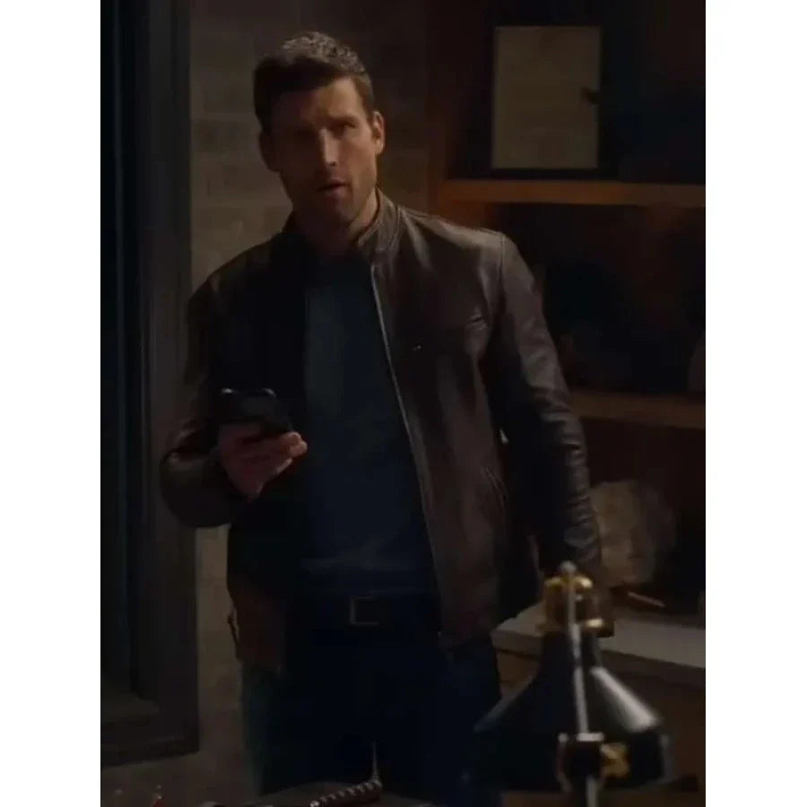The Image of You Parker Young Brown Leather Jacket