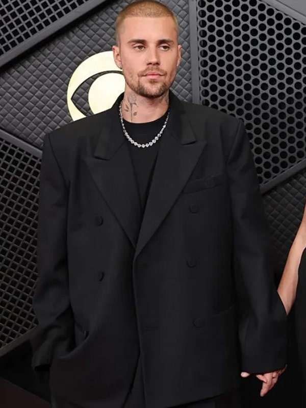 Justin Bieber Grammy Awards Black Blazer