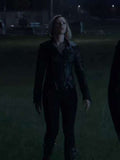 Avengers Endgame Scarlett Johansson Black Leather Jacket