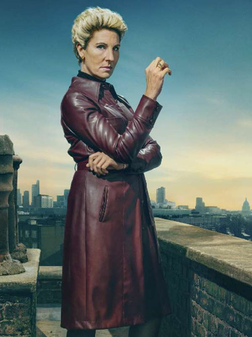 Cecilia Logan Sexy Beast S01 Leather Coat