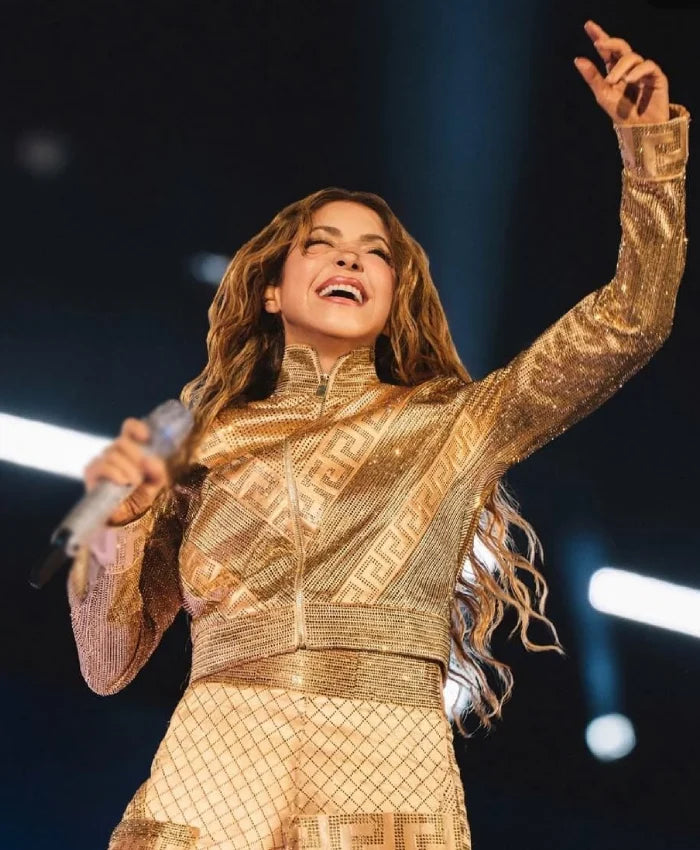 Mexico City Golden Shakira Zocalo Sequin Jacket