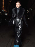 Street Style Lili Reinhart Black Trench Coat