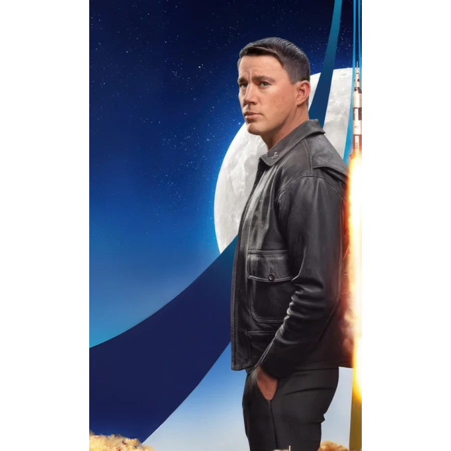 Fly Me To The Moon 2024 Cole Davis Leather Jacket