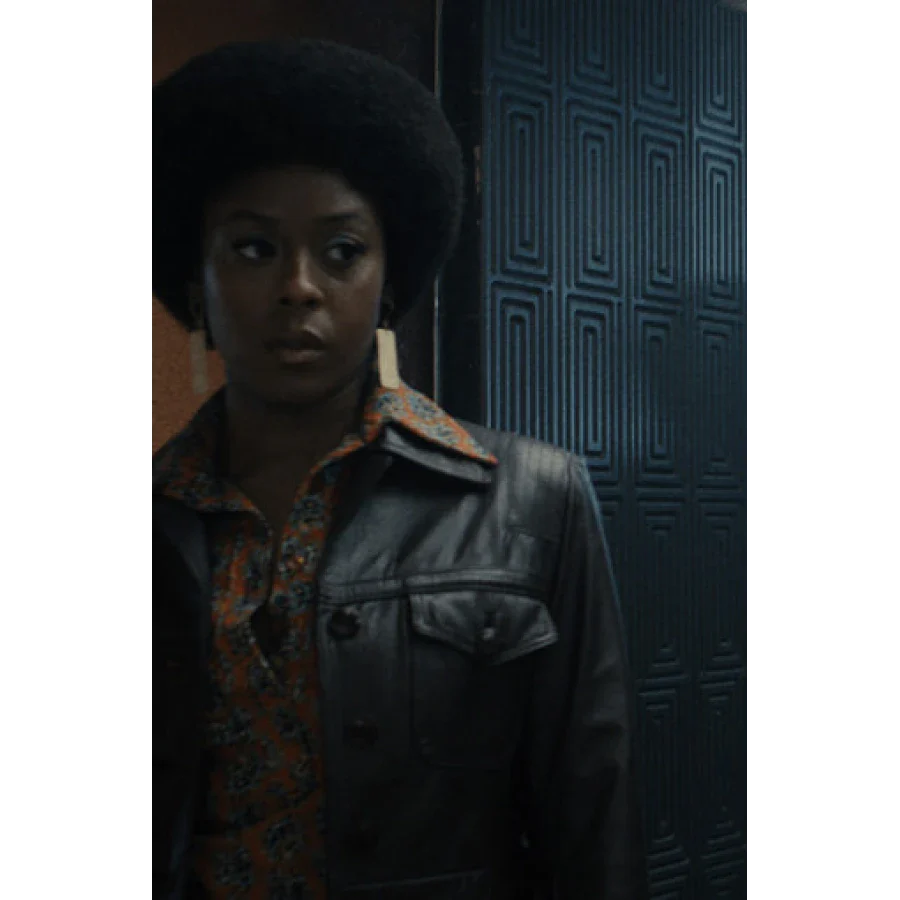 The Big Cigar 2024 Teressa Dixon Leather Jacket