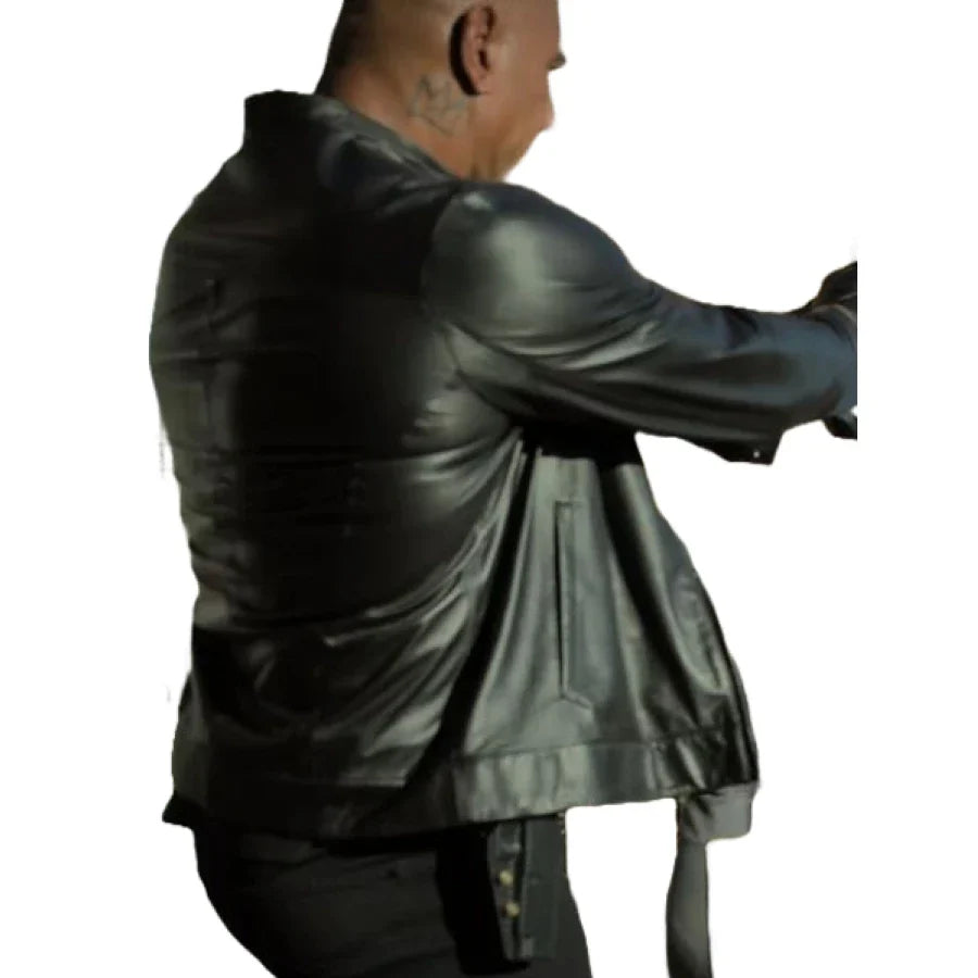The Killer`S Game 2024 Dave Bautista Black Jacket